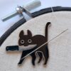 Stabby kitty cat needle minder